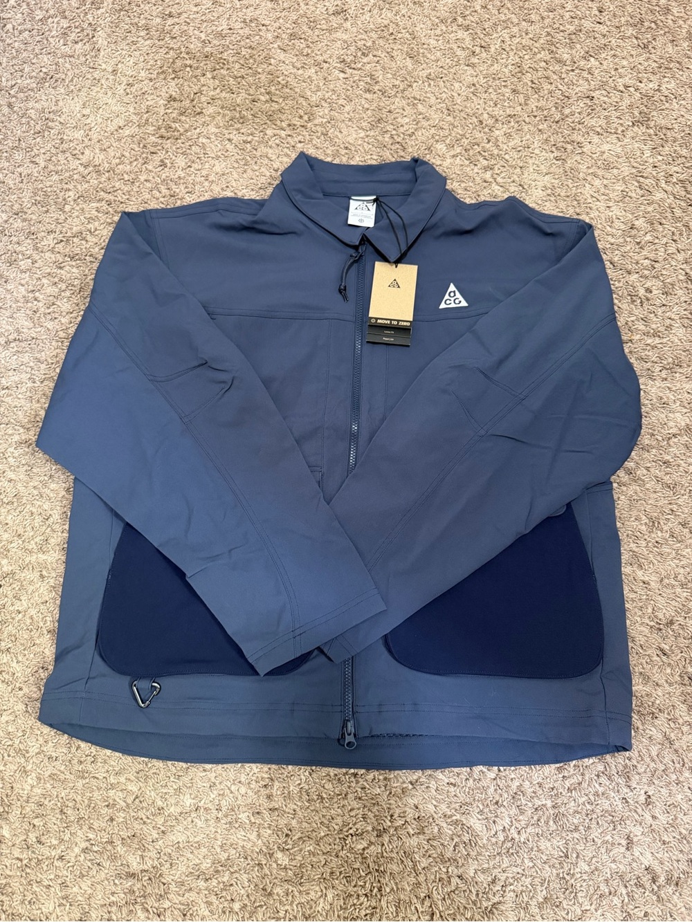 Size Large - Nike ACG ‘Smith Summit’ UV Jacket Navy HV0598-437
